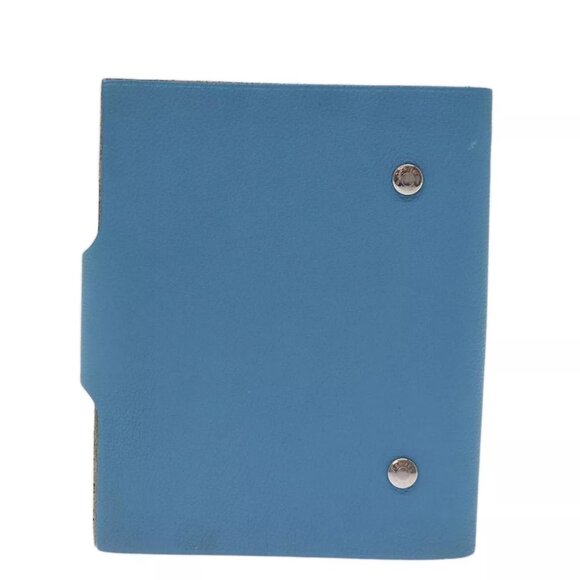 HERMES Yuris PM Day Planner Cover Leather Blue Auth - Picture 2 of 15